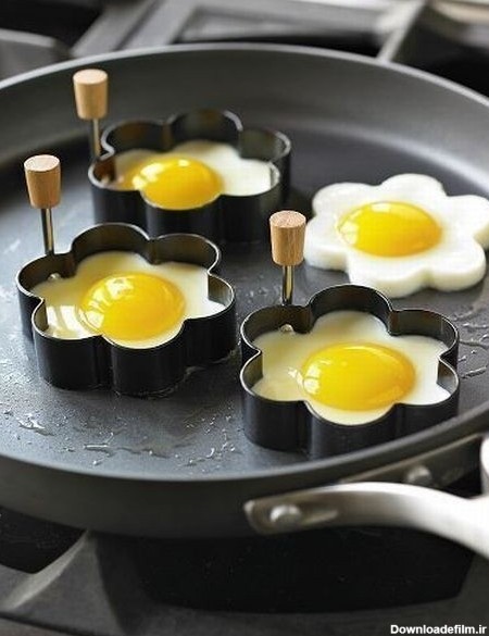 تزیین صبحانه - ایده هایی برای پخت نیمرو - مجله تصویر زندگی