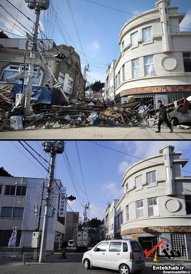 پیشرفت حیرت انگیز ژاپن در بازسازی کشور زلزله زده ی خود تنها در 11 ...