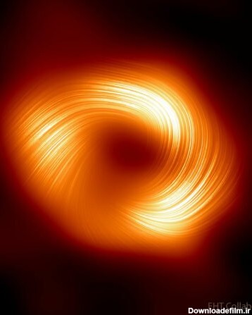 تصویر روز ناسا: میدان مغناطیسی درحال چرخش اطراف سیاهچاله مرکزی کهکشان
