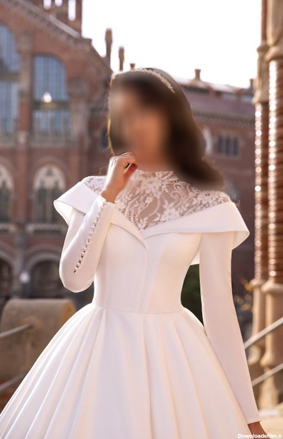 مدل لباس عروس اروپایی ساده