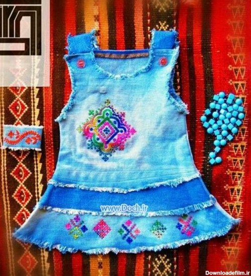 لباس سنتی دخترانه بلوچی - دوچ | فروشگاه صنایع دستی سیستان و بلوچستان