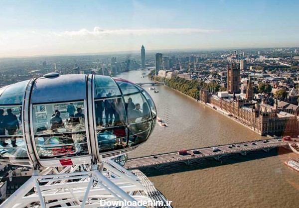 چرخ و فلک چشم لندن، از سازه های عظیم اروپا (+فیلم) - ایوار