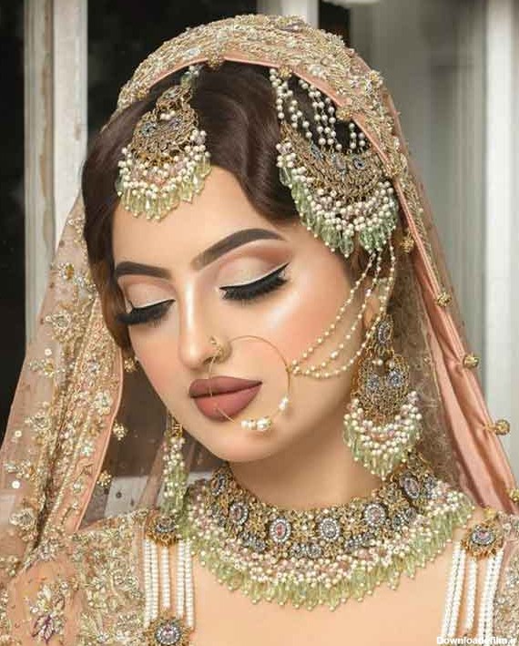 عکس آرایش چشم عروس ایرانی جدید