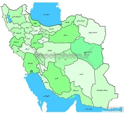 نقشه شهرهای ایران