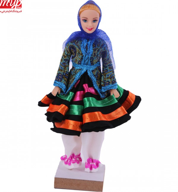 عروسک با لباس محلی (مازندرانی) طرح 3