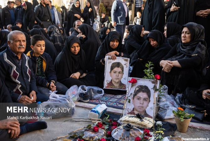 عکس/ هفتمین روز شهادت شهدای انفجار تروریستی کرمان