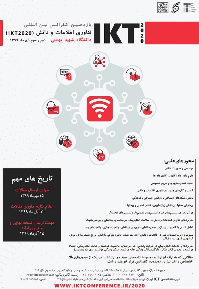 Computer Society of Iran - Related Events - IKT 2020