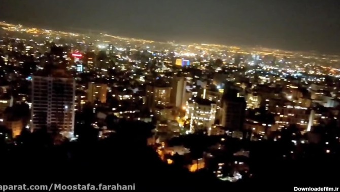 بام تهران؛شب زیبا