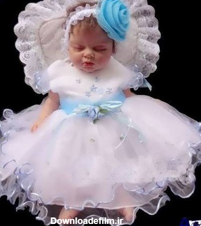 مدل لباس عروس نوزادی جدید و شیک با طرح های زیبا و بانمک