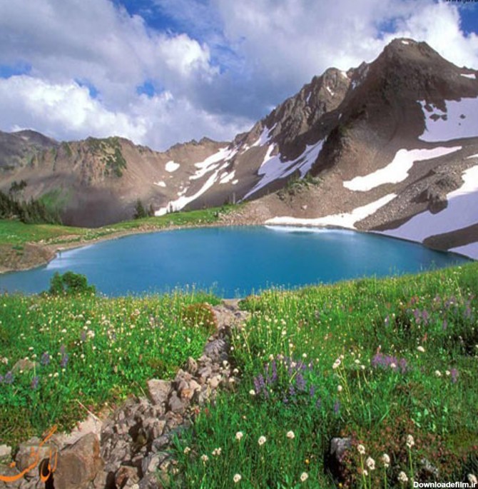 دریاچه کوه گل جایی که رویا به واقعیت می پیوندد+ تصویر