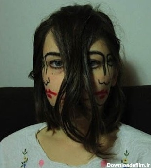 دختری با دو صورت !+ عکس
