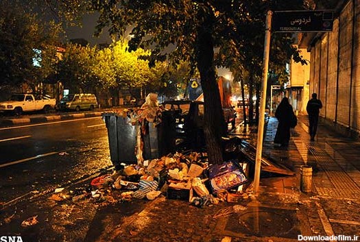 تصاویر: نازيبايي‌هاي تهران در یک شب باراني | پایگاه عکس چیلیک