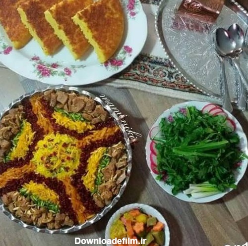 تزیین غذاهای ایرانی
