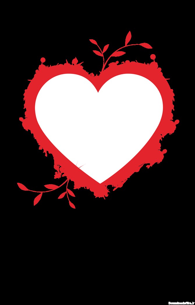 PNG قلب قرمز - قلب قرمز با فضای خالی - Heart PNG Drawing – دانلود ...