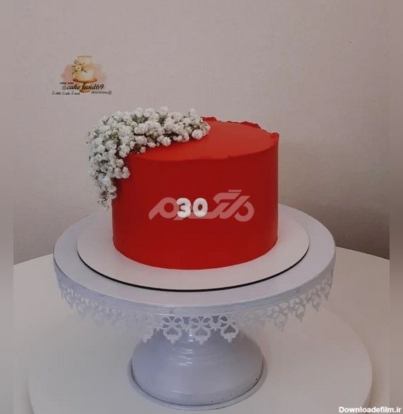 کیک قرمز 2023؛ تصاویری از انواع مدلهای کیک تولد دخترانه قرمز ...