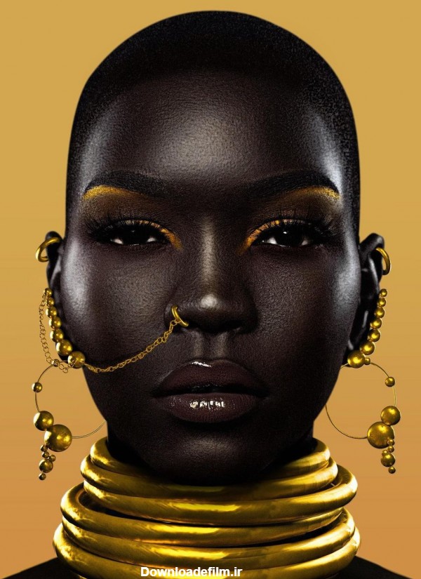 مدل سیاه پوست