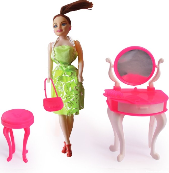 عروسک باربی |خرید آنلاین عروسک باربی با میز آرایش با قیمت فوق ...