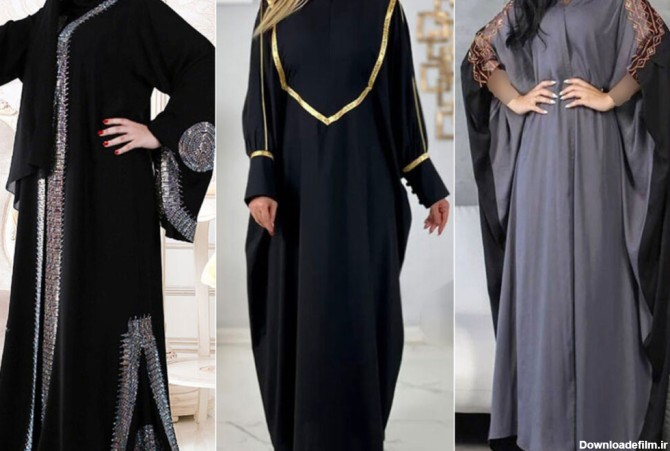 مدل مانتو عبایی عربی زنانه جدید