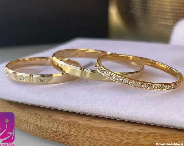 حلقه ست ساده | طلا و جواهر احسان