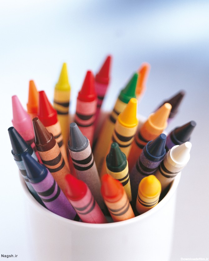 عکس مداد رنگی برای تصویر زمینه