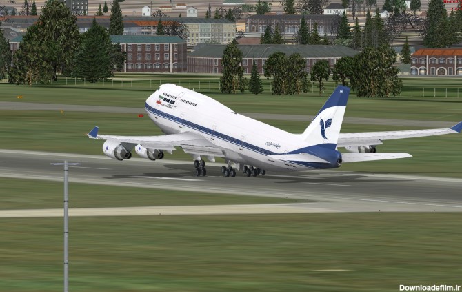 بازنقش قدیمی بوئینگ 747 ایران ایر