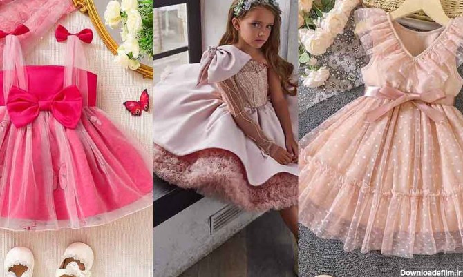 42 لباس مجلسی بچگانه دخترونه 2023 جدید؛ دلبر و عروسکی واسه فرشته های خونه