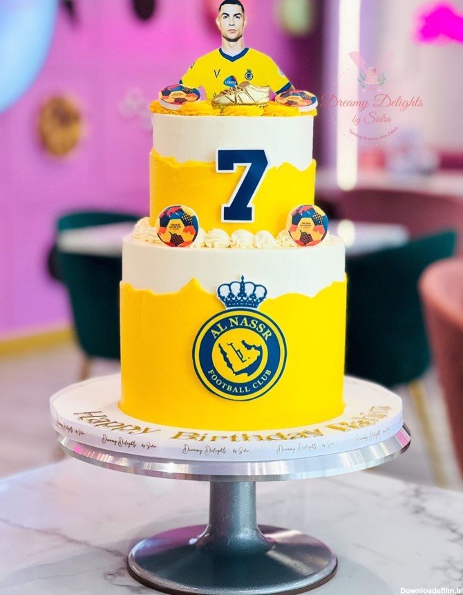 کیک تولد رونالدو پسرانه | +21 مدل کیک سفارشی جدید با ارزانترین ...