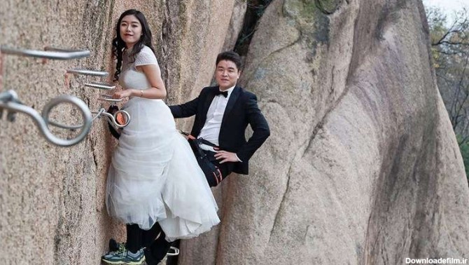 عروسی"اسپایدرمن های چینی"روی دیوار!+عکس - جهان نيوز
