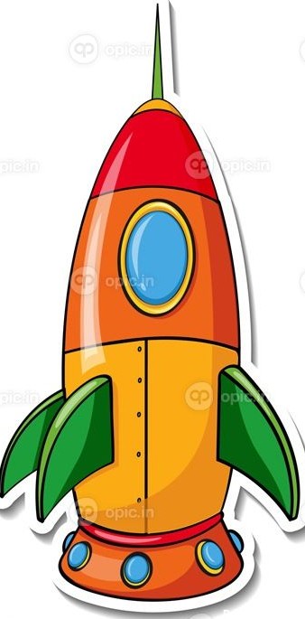 عکس نقاشی موشک فضایی