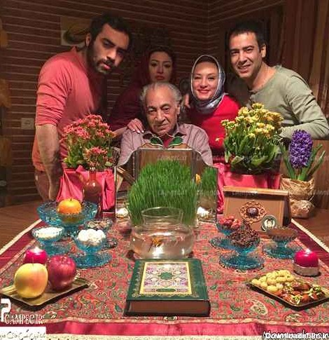 آخرین خبر | بازیگران ایرانی و همسرانشان کنار سفره هفت سین + تصاویر