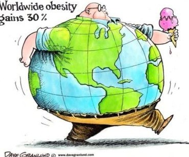 30 درصد جهان، گرفتار عوارض چاقی و اضافه وزن/ مصر و آمریکا ...