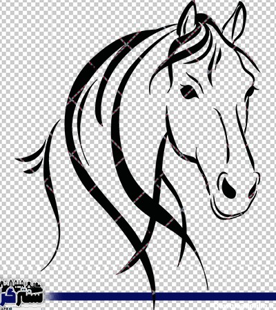 عکس دوربری نقاشی سر اسب - png نقاشی سر اسب- سنتر گراف