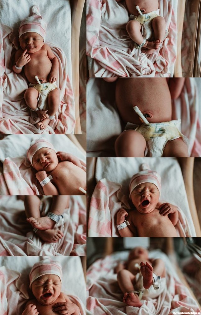 عکاسی از نوزاد در بیمارستان