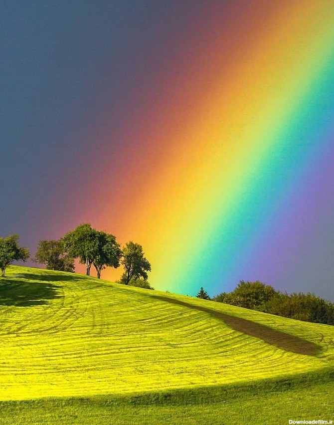 زیباترین و کامل ترین طیف ثبت شده از رنگین کمان / اتریش - عکس ویسگون