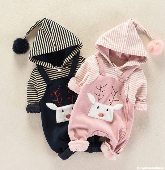 لباس سرهمی نوزاد دختر و پسر برای فصول مختلف + تصاویر