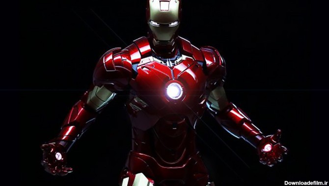 مدل سه بعدی کاراکتر مرد آهنی Iron Man - مغزابزار