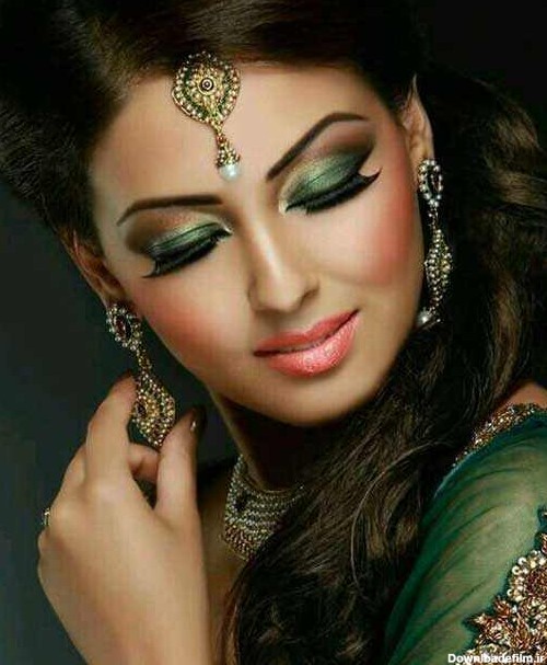 مدل آرایش هندی عروس