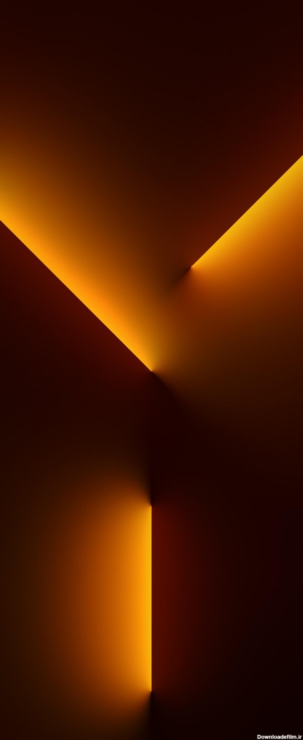 عکس زمینه iPhone آیفون 13 پرو نارنجی پس زمینه | والپیپر گرام