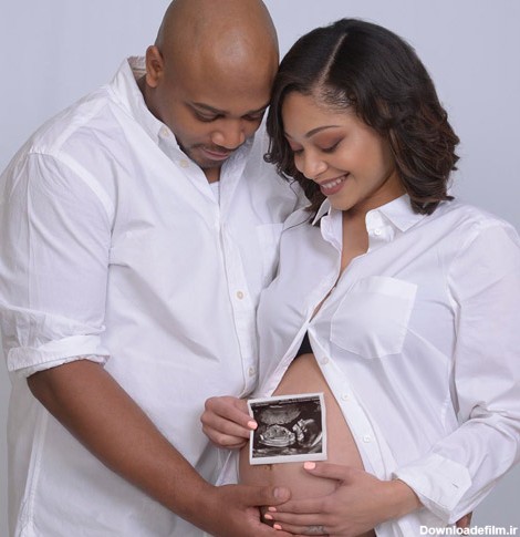 مدل عکس بارداری با همسر | 36 مدل عکس زن و شوهر در بارداری