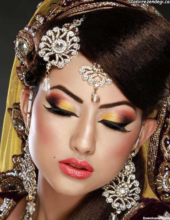 مجموعه عکس آرایش عروس هندی (جدید)