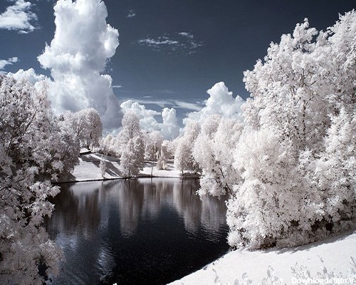 عکس طبیعت زمستانی