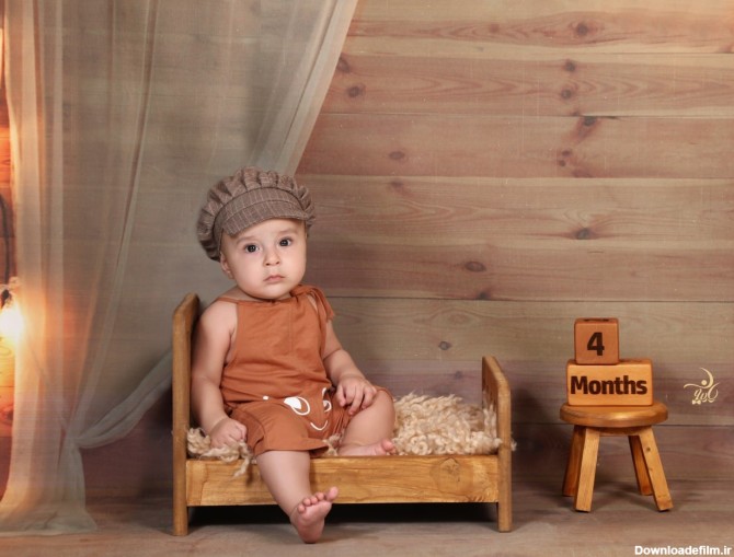 عکس‌ها و خاطرات مربوط به چهار ماهگی نوزاد