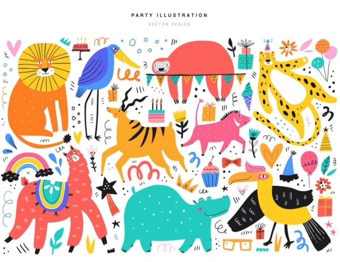 نقاشی حیوانات : 60 نقاشی ساده با موضوع حیوانات برای کودکان