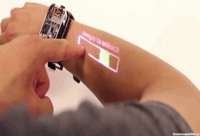 این ساعت هوشمند پوست دستتان را به صفحه لمسی تبدیل می‌کند! + عکس