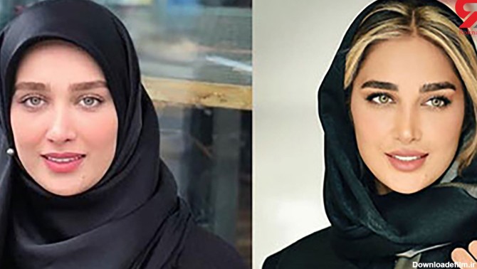 سو استفاده زیباترین عروس ایرانی از حجاب ! / در این 2 عکس همه چیز ...