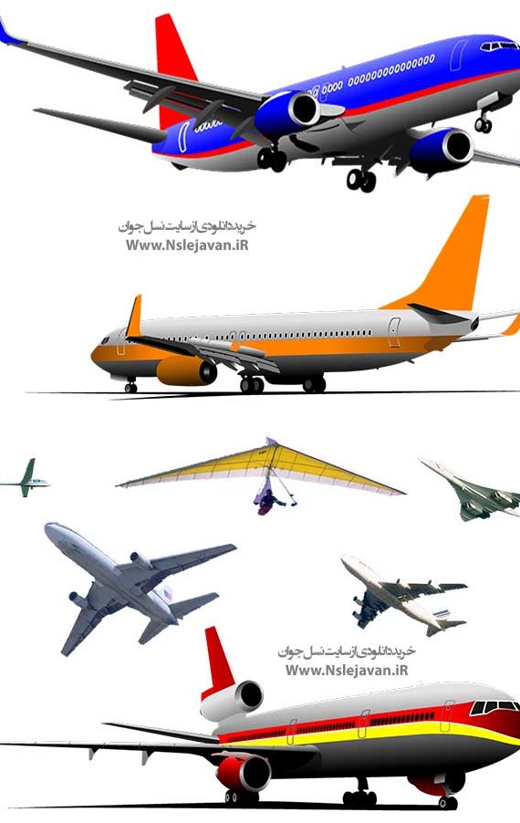 دانلود عکس هواپیما برای طراحی در کاتالوگ و پوستر – سایت نسل جوان