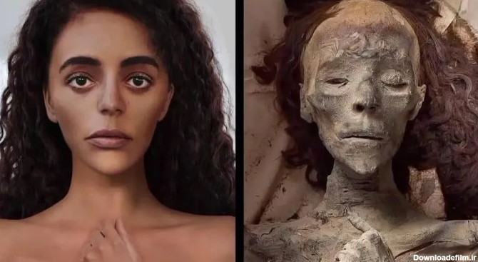 چهره بازسازی شده زن مومیایی مصری در دوره فراعنه | طرفداری