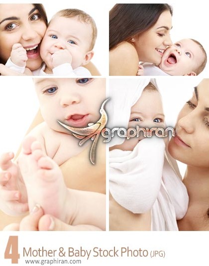 دانلود رایگان تصاویر استوک مادر و کودک Mother & Baby Stock Photo