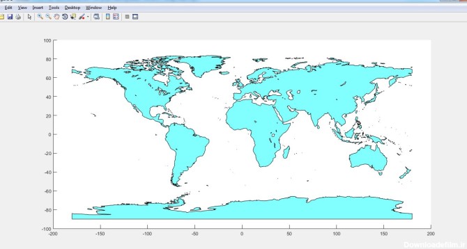 ZimaScience - تهیه نقشه خشکی های کره زمین در MATLAB