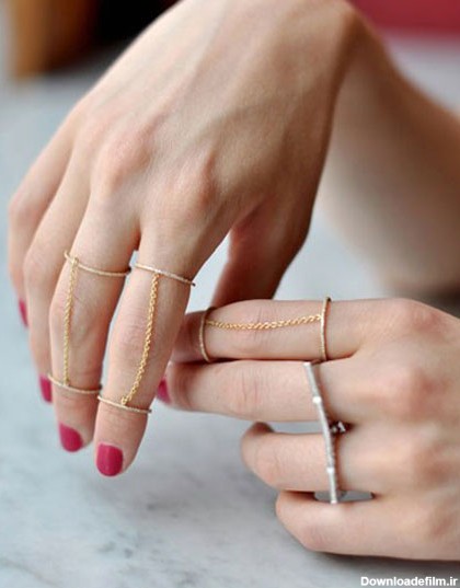 جدیدترین مد مخصوص خانم ها: حلقه های "میدی رینگ"